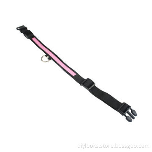 Adjustable 3-mode LED Flashing Dog Collar, Size M, Random Color Delivery